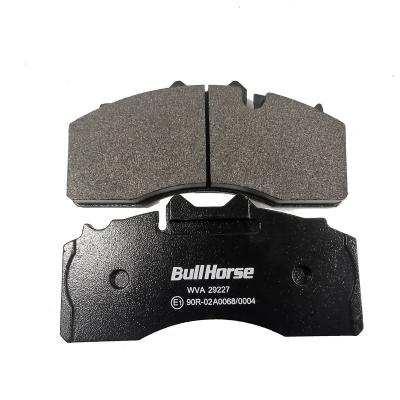 China WVA 29316 OEM Steel High Quality Steel Trailer European Mercedes Actros Haul Truck Brake Pads for sale