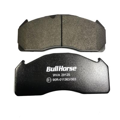 China high quality volvo-fm fh 12 transport european 29125 china friction disc trailer oem suppliers semi 11 truck brake pads 28*26*14CM for sale