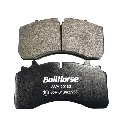 China WVA29162 OEM1195232 701-812-001 tractor spare parts semi-metal emark cargo euro disc truck brake pad sensitive quality genuine brake for sale