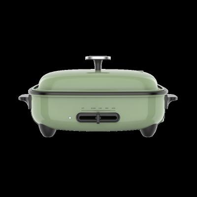 China Hot Pot 2022 Appliances Hot Dish Barbecue Grill Pot Multifunction Cooker Combine Electric Multi Grill kc BBQ for sale