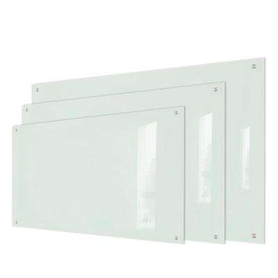 China Durable Wall Mounted Clear Tempered Glass Board Magnetic Dry Erase Whiteboard for sale