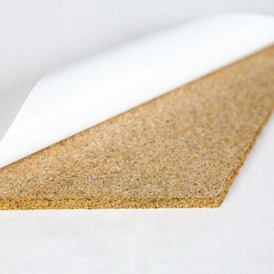 China Eco - Friendly 8mm Bulletin Message Cork Sheet Roll Board With Glue For Decoration for sale