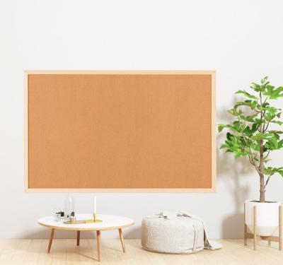 China Eco - Friendly Decorative Wooden Frame Wall Cork Pin Bulletin Boards for sale