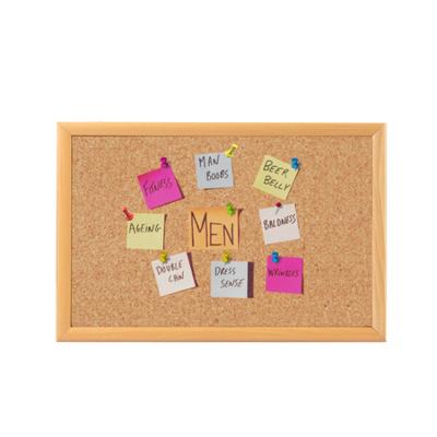 China Message board factory supplier close up small custom cork message board borders for sale