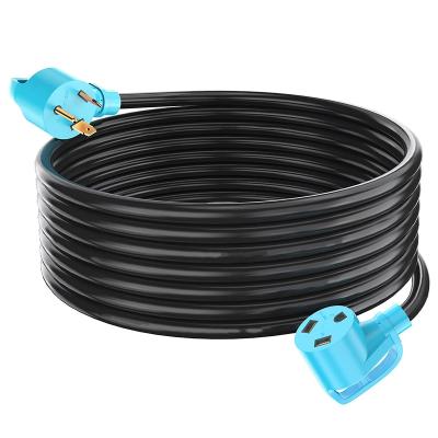 China Industrial Equipment 25ft 50ft 30amp RV Power Cable Outdoor Heavy Duty Power Extension Cord Adapter For Trailer Motorhome Camper for sale