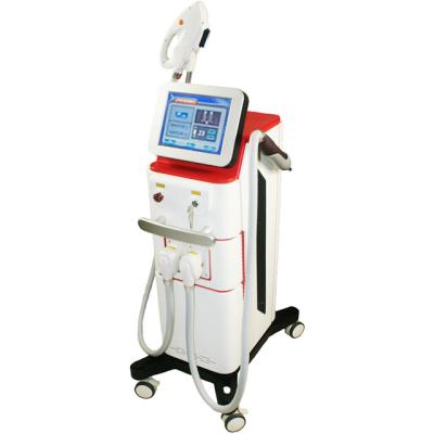 China Acne treatment ipl beauty equipment shr nd yag laser machine for hair removal tattoo removal ipl yag laser for sale