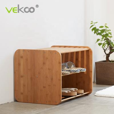 China Modern OEM Customized Design MDF Cabinet Home Wooden Shoe Rack Bench for sale