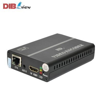 China Video Streaming Projects Dibview OTV-SH10 mini H.264 HDMI-compatible H.265 Streaming IPTV Live Video Facebook Youtube HLS SRT RTMP Encoder for sale