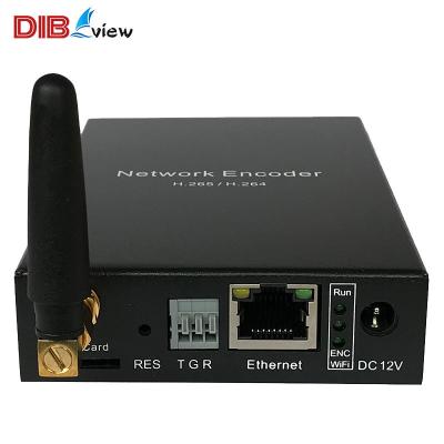 China RS-232 or RS485 optional according to order OTV-S31H H.265 H.264 Video Streaming Live IPTV RTMP HLS IP HEVC Hotel RS485 PoE Encoder for sale