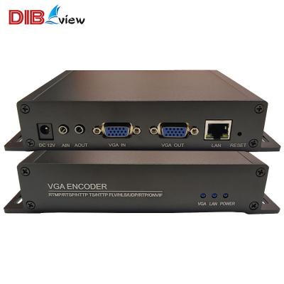 China IPTV OTV-VGAH VGA to IP H.265 H.264 VGA video loopout NDI IPTV vodacom LIVE Encoder via HTTP HLS RTSP RTMP UDP ON VIVE for sale