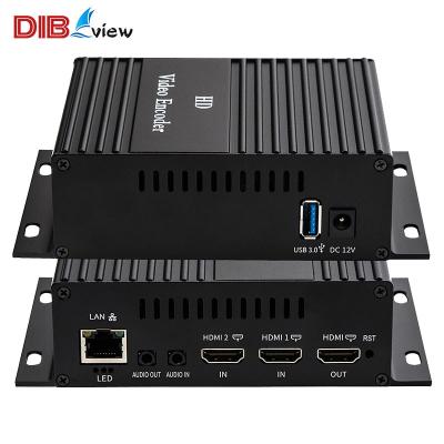 China Dibview OTV-EDT2 DTV IPTV ProVideo SRT RTMP HLS HD MI Streaming Media Encoder 4K Decoder IP Transcoder for Youtube Facebook OTV-EDT2 for sale