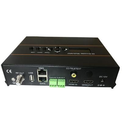 China Yes 4K 50/60P H264 H265 DVB-C DVBT ISDB-T ATSC RF Encoder HDM-compatible Modulator for sale