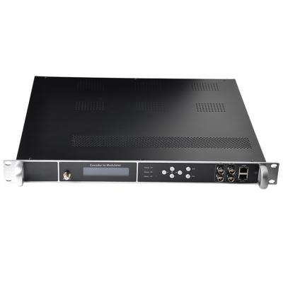 China Multi-channel HD H.265 encoder with up to 24 HD channels MI input to DVB-T/C/ATSC/ISDB-T/Tb RF output digital modulator OTV-EM25 for sale