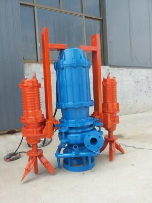 China Industrial Utilities 20hp Electric Submersible Sand Pumps High Flow 15kw River Sand Dredge Agitator Mud Mining Pump for sale