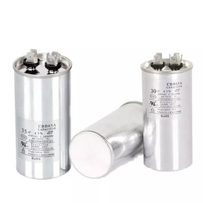 China High quality power capacitor of cbb65 air conditioning air conditioning racing capacitor. for sale