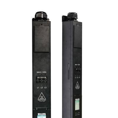 China Aluminum Alloy ETL Listed 45KW Three 3Phase Meter 125A Power C19 PDU High Power Intelligent High Power Smart PDU for sale