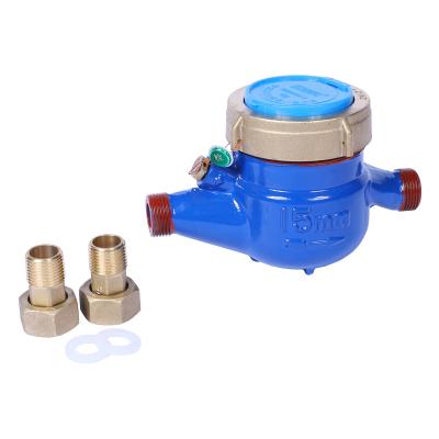 China China Manufacture Best Price Edium Temperature 0.1-40 Degree Mechanical Dry Screw Rotor Wing Cold Water Meter for sale