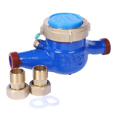 China Edium Temperature 0.1-40 Degree OEM Manufacturer Supplier Long Life Rotor Mechanical Dry Screw Wing Cold Water Meter for sale