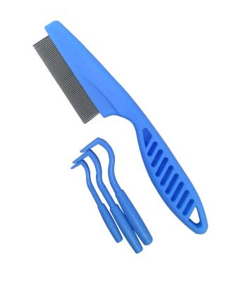 China Best Viable 3 Tick Remover Twister Pet Head Lice Comb for sale