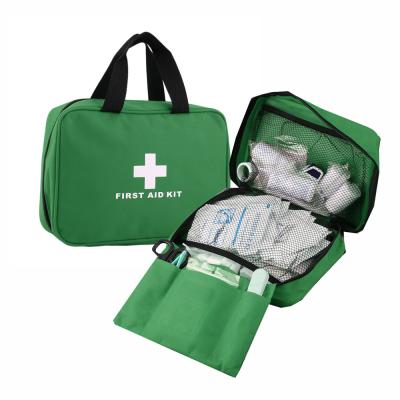 China 90 Piece First Aid Kit Bag Emergency Care Premium for Home Office Outdoors for sale