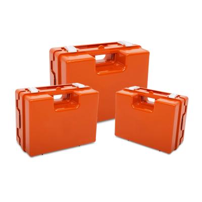 China Luxury Emergency Care ABS First Aid Box With Wall Bracket for sale