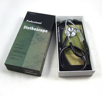 China Chrome Plated Medical Exam Head Latex Non PVC Tubing Zinc Alloy Stethoscope for sale