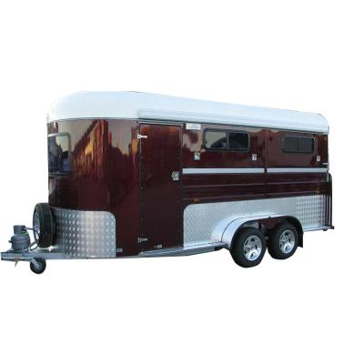 China Hot Sale Cheap Standard 2-3 Horse Trailer Horse Float 3725*2270*2590mm for sale