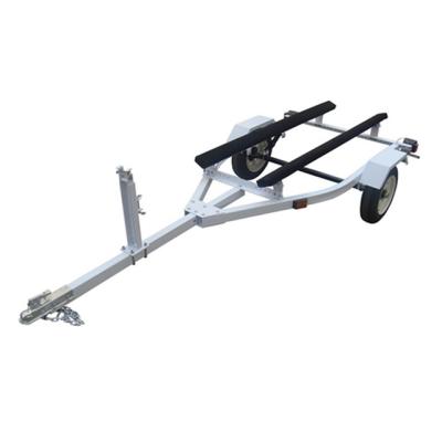 China Boat Trailer Galvanized Steel Single Axle Sea Scooter Boat Trailer For Sale for sale