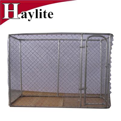 China Sustainable Hot Dip Galvanized Large Outdoor Metal Dog Kennel For Sale for sale