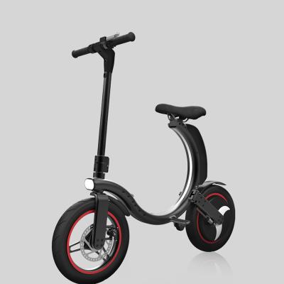 China Aluminum Alloy Newestl Mini Folding E Bike 14 Inch Foldable Ebike Green Power Electric Bike for sale