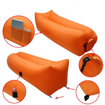 China Portable Good Quality Colorful Fast Inflatable Air Sofa Bed Lounger Inflatable for sale