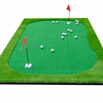 China Golf Taining / Indoor Outdoor Anti Rust Mini Golf Putting Green Grass Mat Golf Artificial Grass Indoor / Outdoor for sale