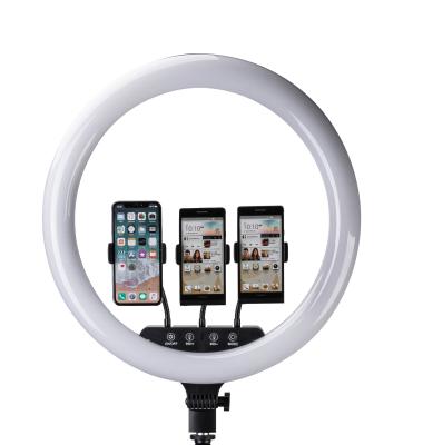 China Hot Selling 18 Inch Aluminum Alloy Professional Beauty Studio Selfie Video Photo Led Ring Light for sale