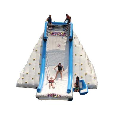 China Lake Iceberg Climber Island Climbing Wall Slide Giant Floating Inflatable Iceberg Rental or Home Use and Glacier Slide for Sale for sale