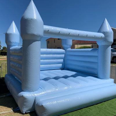 China Rental or Home Use Party Rentals Wedding Jumping Castle Bouncer Inflatable White Bounce House For Sale à venda