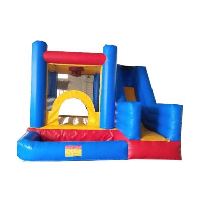 China Rental or Home Use Inflatable Bouncer Water Slides Jumping Castle with Pool Mooonwalk Bounce House with Ocean Ball Pit zu verkaufen