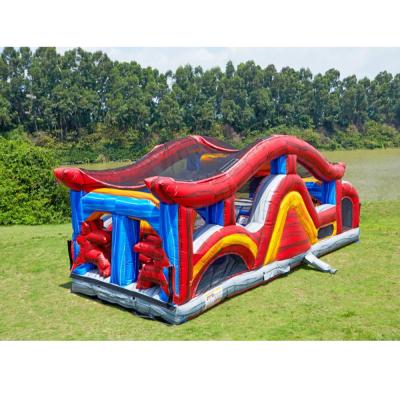 China Rental Or Home Use Inflatable Obstacle Course Rental For Adults Best PZ Shade Inflatable Obstacle Course For Sale en venta