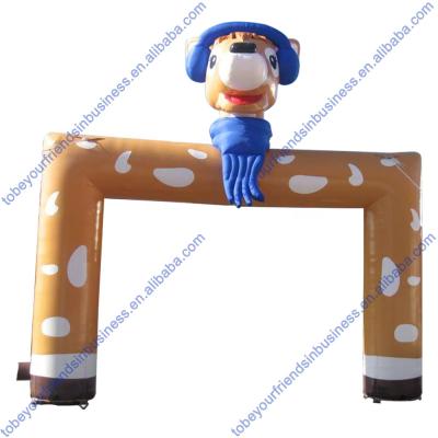 China Outdoor Artificial Inflatable Deer Arch Party Canopy Customized by Wholesale Rental Use or Home for Event Decoration for sale