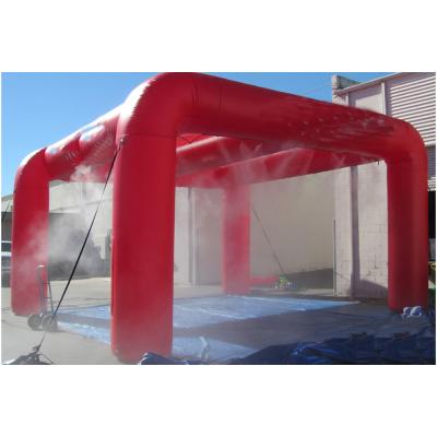 China Rental or home inflatable fog stations tunnel fog disinfection use inflatable fog tent for sale for sale