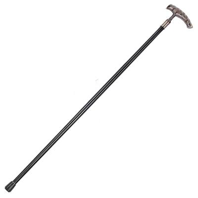 China T-Handle Durable Metal Bronze Elder Cane Luxury Cane for sale