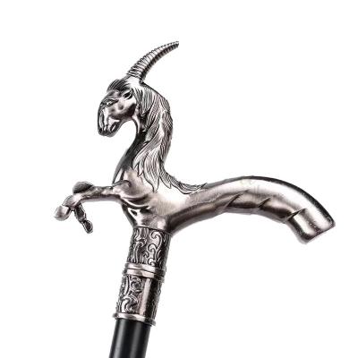 China Durable Sheep Head Deluxe Walking Stick for sale