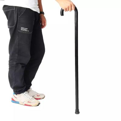 China Goods Wooden Walking Stick 92cm Cane Pole Crook Handle Sturdy Non-slip Cane Climbing Sticks Non-slip for sale