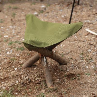 China Portable outdoor green camping BBQ chair waterproof nylon fishing triangles snitch fabric for sale