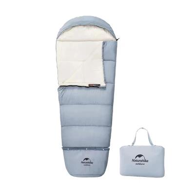 China Sleeping bag + outdoor cushion + comforter children's sleeping bag can be extended splicing camping hiking envelope warm mom sleeping bag for sale