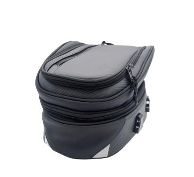 China High Quality Durable Moto Bolsa Sling Tail Bag Motorcycle Rear Seat Trunk Rear Bag for sale