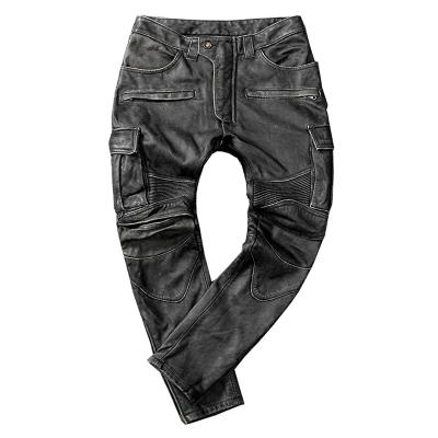 China Guaranteed Viable Mens Leather Pants Suitable Price Quality Pants Biker Pants for sale