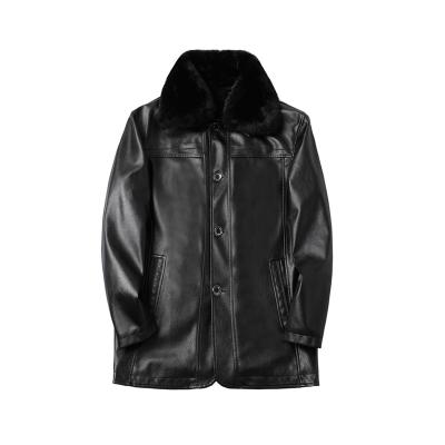 China Designer Coat Winter Autumn Pu Black Jacket Biker Vegan Breathable Leather 2021 for sale