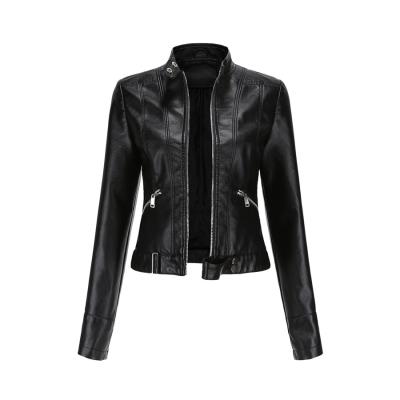 China Hot Selling Breathable New Product Vegan Leather Jacket Women Fashion Jackets Women's Jackets Coats for sale