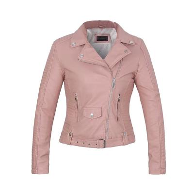 China 2021 New Popularity Hot Selling Products Women's Biker Leather Jacket Woman Breathable Jacket for sale