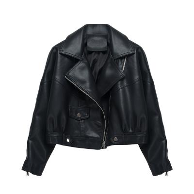 China 2021 New Product Breathable Women's Hot Selling Jackets And Coats Women's PU Leather Jackets for sale